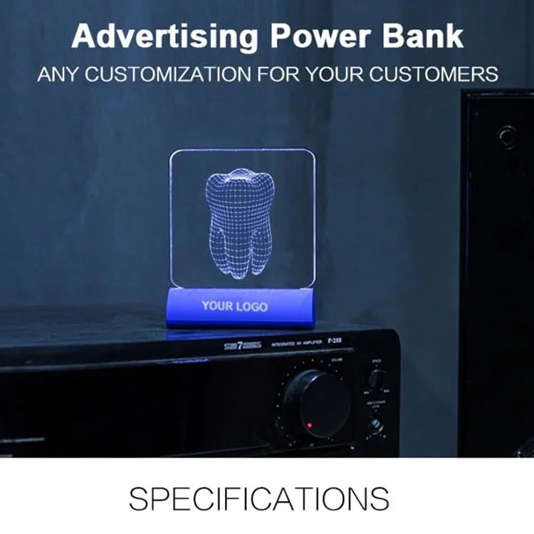 A menu power bank customization